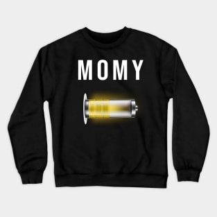 Matching Family Battery Momy Crewneck Sweatshirt